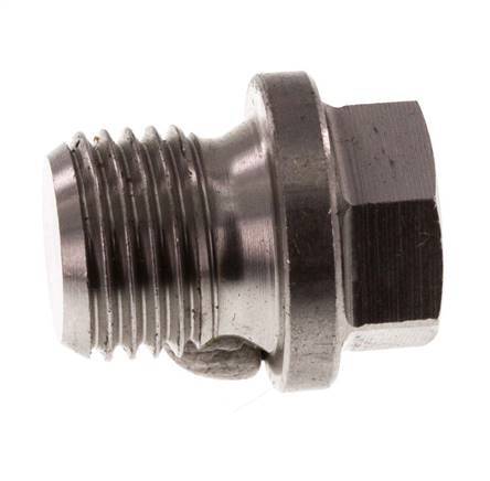 Stopfen G1/4'' aus Edelstahl mit Manschette und Außensechskant 40bar (562.0psi)