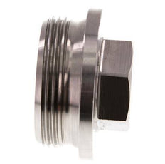 Stopfen G1 1/2'' Edelstahl mit Manschette und Außensechskant 40bar (562.0psi)