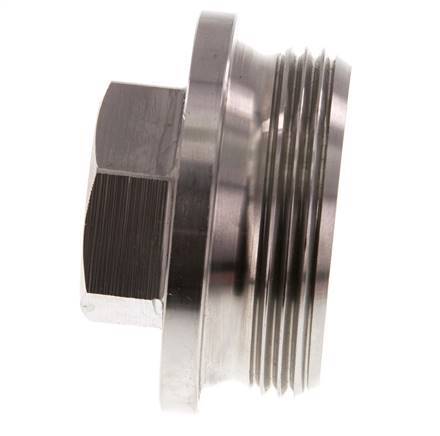Stopfen G1 1/2'' Edelstahl mit Manschette und Außensechskant 40bar (562.0psi)