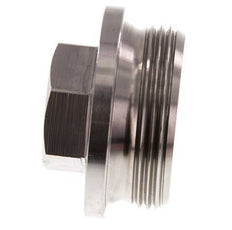 Stopfen G1 1/2'' Edelstahl mit Manschette und Außensechskant 40bar (562.0psi)