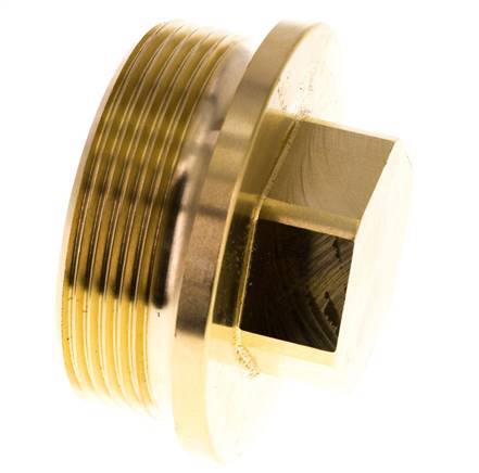 Stecker G2'' Messing mit Manschette und Außensechskant 16bar (224,8psi)