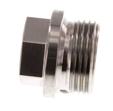 Stopfen G1'' aus Edelstahl mit Manschette und Außensechskant 40bar (562.0psi)