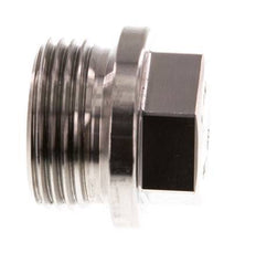 Stopfen G1'' aus Edelstahl mit Manschette und Außensechskant 40bar (562.0psi)