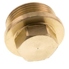 Stecker G1 1/4'' Messing mit Manschette und Außensechskant 16bar (224,8psi)