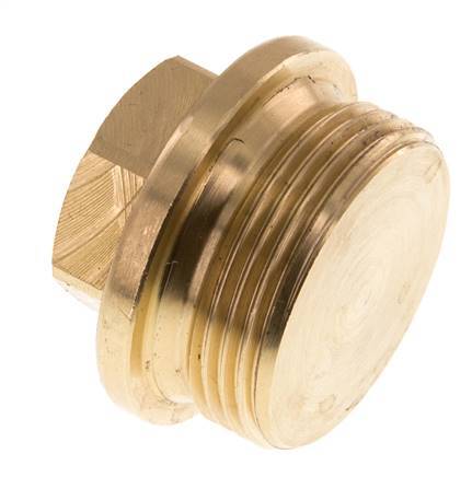 Stecker G1 1/4'' Messing mit Manschette und Außensechskant 16bar (224,8psi)