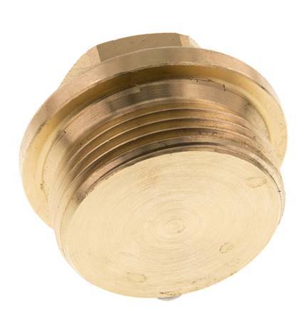 Stecker G1 1/4'' Messing mit Manschette und Außensechskant 16bar (224,8psi)
