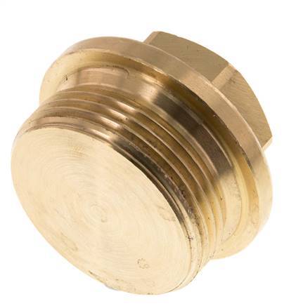 Stecker G1 1/4'' Messing mit Manschette und Außensechskant 16bar (224,8psi)