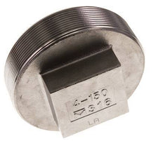 Stopfen R4'' aus Edelstahl mit Außenvierkant 16bar (224.8psi)