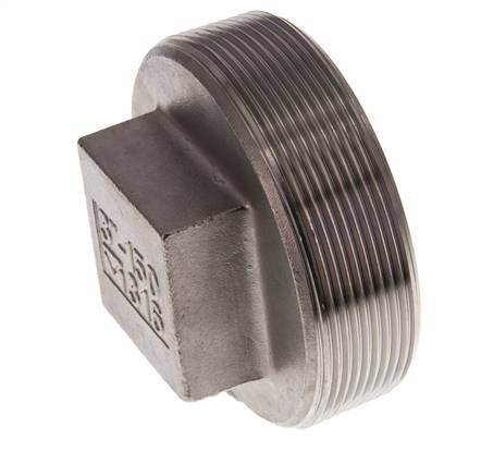 Stopfen R3'' Edelstahl mit Außenvierkant 16bar (224.8psi)