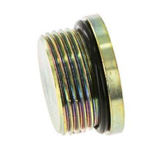 Stopfen UN 1-5/16''-12 Stahl NBR mit Innensechskant 400bar (5620.0psi)