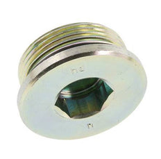 Stopfen UN 1-5/8''-12 Stahl NBR mit Innensechskant 250bar (3512.5psi)