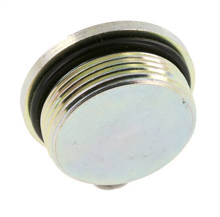 Stopfen UN 1-5/8''-12 Stahl NBR mit Innensechskant 250bar (3512.5psi)