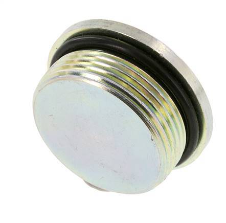 Stopfen UN 1-5/8''-12 Stahl NBR mit Innensechskant 250bar (3512.5psi)