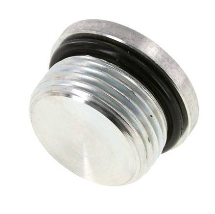 Stopfen UN 1-3/16INCH-12 Stahl NBR mit Innensechskant 400bar (5620.0psi)