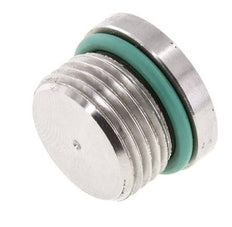Stopfen UNF 3/4INCH-16 Edelstahl FKM mit Innensechskant 630bar (8851.5psi)