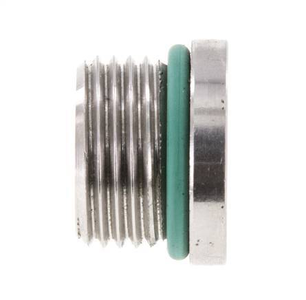 Stopfen UNF 3/4INCH-16 Edelstahl FKM mit Innensechskant 630bar (8851.5psi)