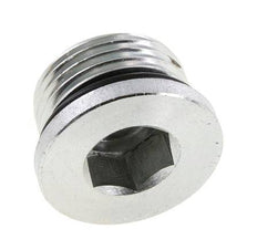Stopfen UN 1-1/16''-12 Stahl NBR mit Innensechskant 400bar (5620.0psi)