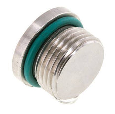 Stopfen UN 1-1/16''-12 Edelstahl FKM mit Innensechskant 400bar (5620.0psi)