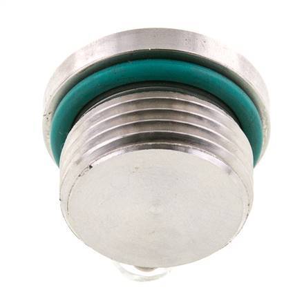 Stopfen UN 1-1/16''-12 Edelstahl FKM mit Innensechskant 400bar (5620.0psi)