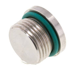Stopfen UN 1-1/16''-12 Edelstahl FKM mit Innensechskant 400bar (5620.0psi)