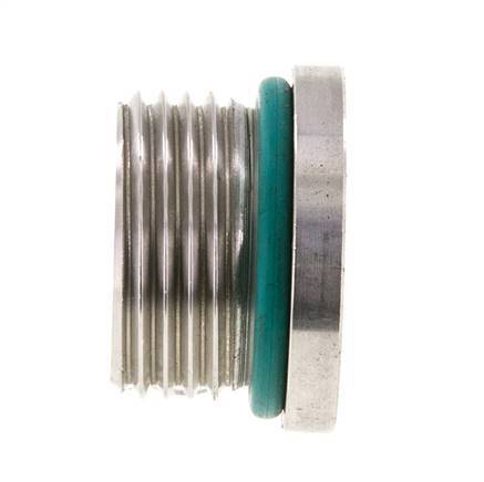 Stopfen UN 1-1/16''-12 Edelstahl FKM mit Innensechskant 400bar (5620.0psi)
