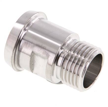 DIN 11851 Sanitärverschraubung (Molkerei) 28mm Konus x G1/2 Zoll Außengewinde aus Edelstahl