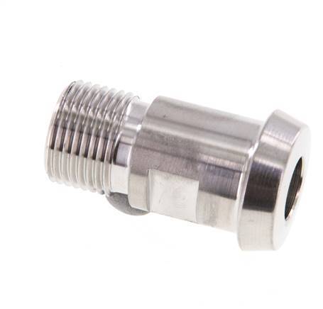 DIN 11851 Sanitärverschraubung (Molkerei) 22mm Konus x G3/8 Zoll Außengewinde aus Edelstahl