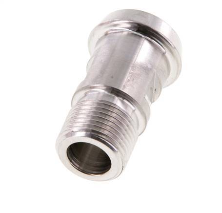 DIN 11851 Sanitärverschraubung (Molkerei) 22mm Konus x G3/8 Zoll Außengewinde aus Edelstahl