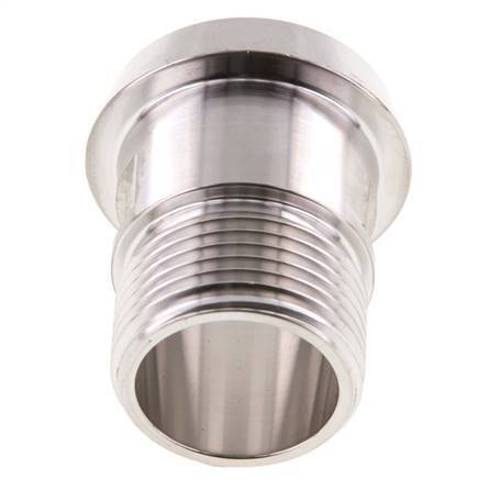 DIN 11851 Sanitärverschraubung (Molkerei) 44mm Konus x G1 Zoll Außengewinde aus Edelstahl