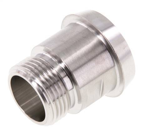 DIN 11851 Sanitärverschraubung (Molkerei) 36mm Konus x G3/4 Zoll Außengewinde aus Edelstahl