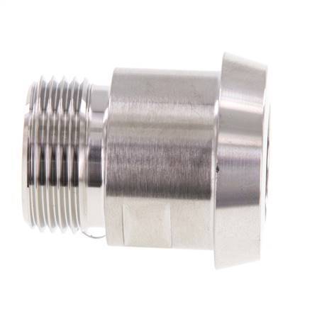 DIN 11851 Sanitärverschraubung (Molkerei) 36mm Konus x G3/4 Zoll Außengewinde aus Edelstahl