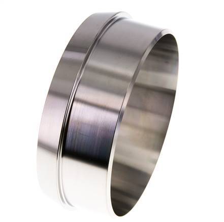Sanitärfitting (Molkerei) 121mm Konus x 114,3mm Schweißende Edelstahl
