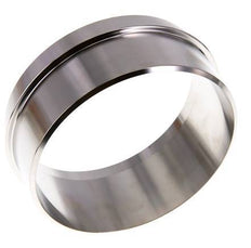 Sanitärfitting (Molkerei) 121mm Konus x 114,3mm Schweißende Edelstahl