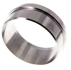 Sanitärfitting (Molkerei) 121mm Konus x 114,3mm Schweißende Edelstahl
