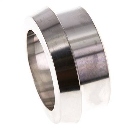 Sanitärfitting (Molkerei) 56mm Konus x 48,3mm Schweißende Edelstahl