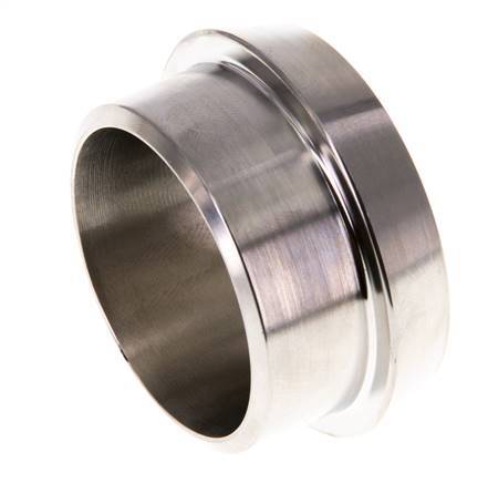 Sanitärfitting (Molkerei) 50mm Konus x 42,4mm Schweißende Edelstahl