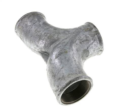 T-Stück Rp2'' Weiblich Temperguss 25bar (351.25psi)