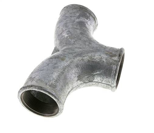 T-Stück Rp2'' Weiblich Temperguss 25bar (351.25psi)
