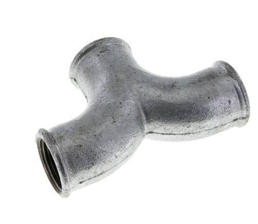 T-Stück Rp1'' Weiblich Temperguss 25bar (351.25psi)