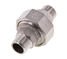 Gerade Verschraubung R3/8'' Edelstahl Flachdichtung PTFE 16bar (224.8psi)