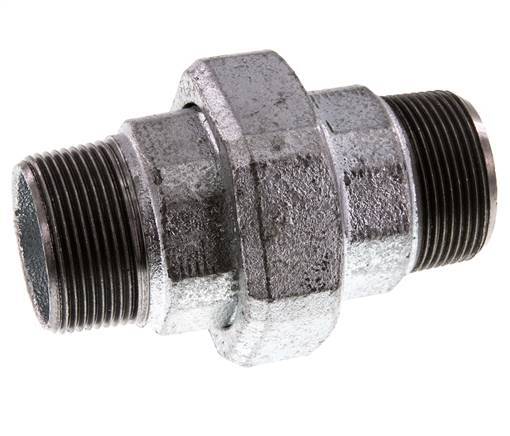 Union Straight Connector R1 1/2'' Gusseisen Flachdichtung 25bar (351.25psi)