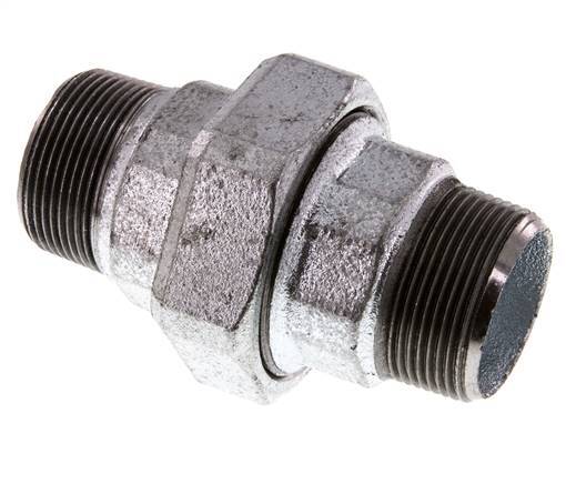 Union Straight Connector R1 1/2'' Gusseisen Flachdichtung 25bar (351.25psi)