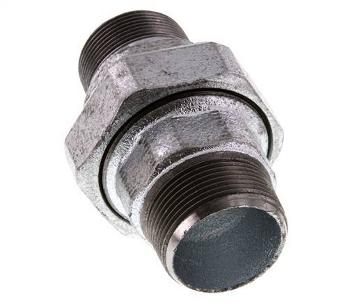 Union Straight Connector R1 1/2'' Gusseisen Flachdichtung 25bar (351.25psi)
