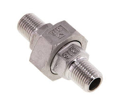 Gerade Verschraubung R1/4'' Edelstahl Flachdichtung PTFE 16bar (224.8psi)