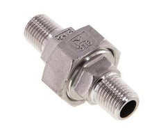 Gerade Verschraubung R1/4'' Edelstahl Flachdichtung PTFE 16bar (224.8psi)