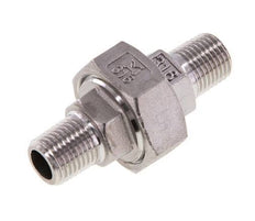 Gerade Verschraubung R1/4'' Edelstahl Flachdichtung PTFE 16bar (224.8psi)