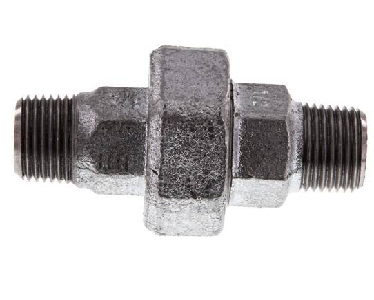 Union Straight Connector R1/2'' Gusseisen Flachdichtung 25bar (351.25psi)