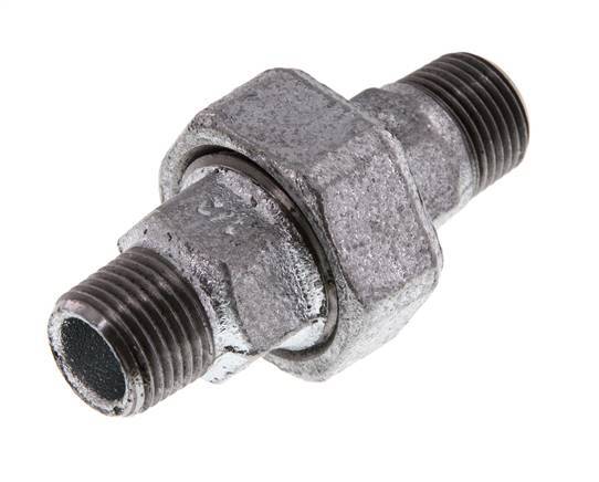Union Straight Connector R1/2'' Gusseisen Flachdichtung 25bar (351.25psi)