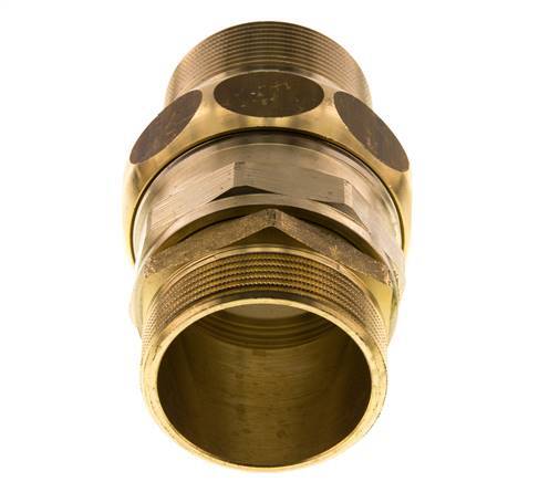 Gerade Verschraubung R2'' Messing Flachdichtung Centellen 16bar (224.8psi)