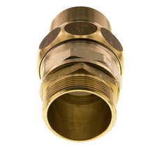 Gerade Verschraubung R2'' Messing Flachdichtung Centellen 16bar (224.8psi)